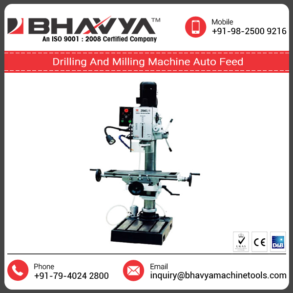 Auto Feed Drilling And Milling Machine