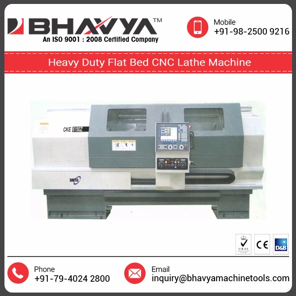 Flat Bed CNC Lathe Machine