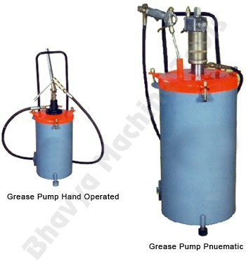  grease pumps, Power : Pneumatic