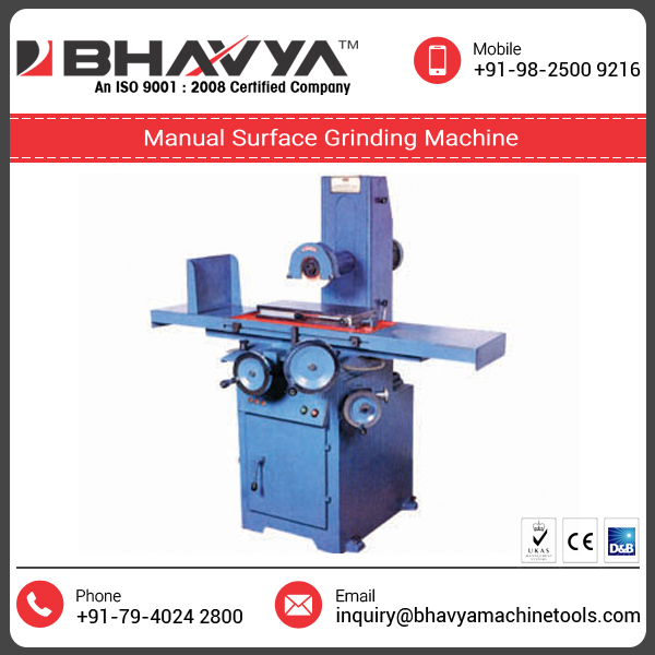 Noiseless Manual Surface Grinder Machine