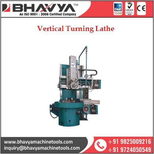 Vertical Turning Lathe Machine, Voltage : Per Model - bhavya machine ...