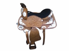 HORSE SILVER WESTERN SHOW SADDLE