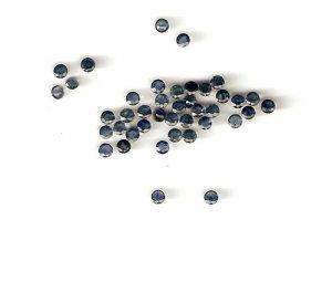 Blue sapphire round cut 3mm, Size : 3.5mm