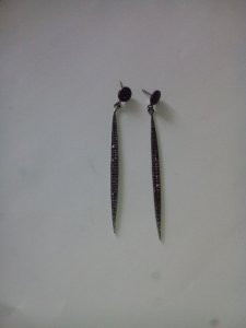 Ear Ring With black spinel