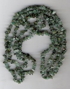 Emerald chip beads 36' ', Size : approx 5mm