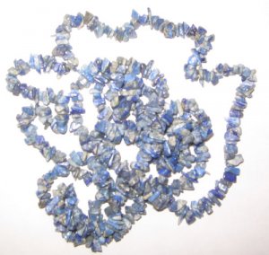 Lapis chip gem beads, Size : 36 inch