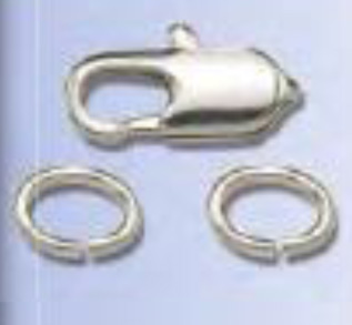 Silver LARGE SAFETY CLASP Chain Locks