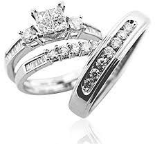 Diamond Wedding Ring Set, Gender : Female, Male