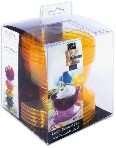 Coloured Dessert Cup - Citrus