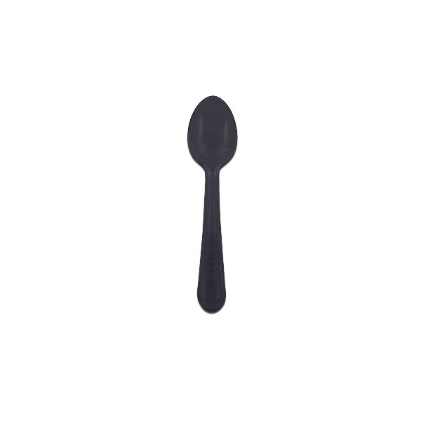 Heavy Duty Plastic Spoon 6.5in - Black