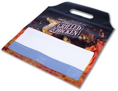 Plastic Ovenproof Sealable Chicken Bag W/ Handle