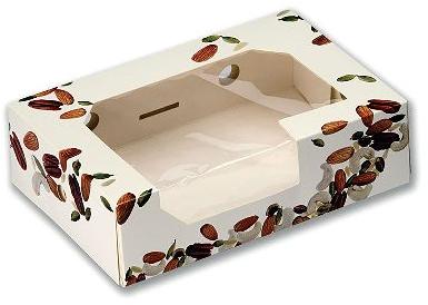 Rectangular Cardboard Cake Box w/ Window
