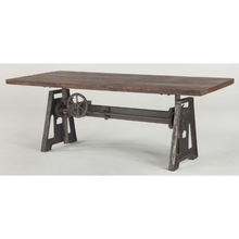 Industrial Crank dining Table
