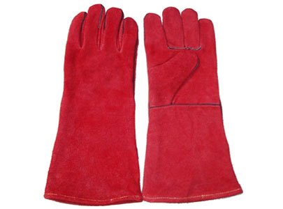 Leather work safety Glove