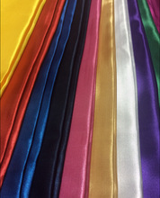 polyester colorful satin fabric