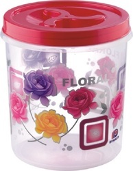 Printed Airtight Plastic Container 7500 ml, Size : 216 X 216 X 246 mm