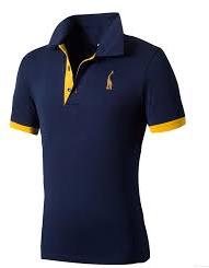 Plain Men Trendy Polo T-shirt, Size : XL, XXL