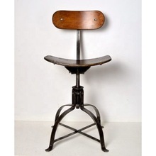 wood Bar Stool with back rest