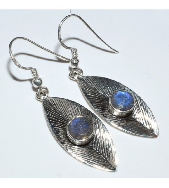 Attractive Design Blue Labradorite 925 Sterling Silver Earring