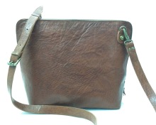 Crunch Leather Shoulder Bag