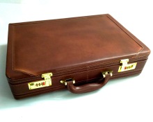 HV Leather Expendable Attache