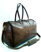 HV Leather Suit Cum Bag, for Outdoor, Color : Brown