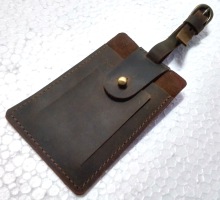 Leather Tag Holder
