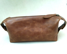 Leather Wash Bag