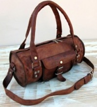 Round Leather Ladies Bag, Color : Brown