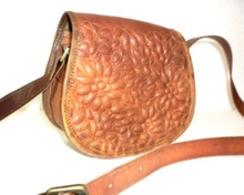 Thread Filled Designer Leather Bag