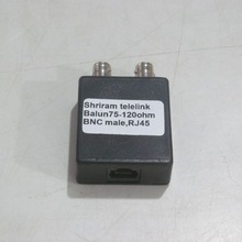 Dual shielded isolated females to rj45 bnc balun box