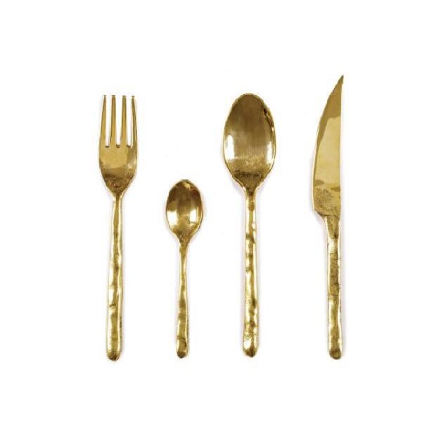 brass antique cutlery set
