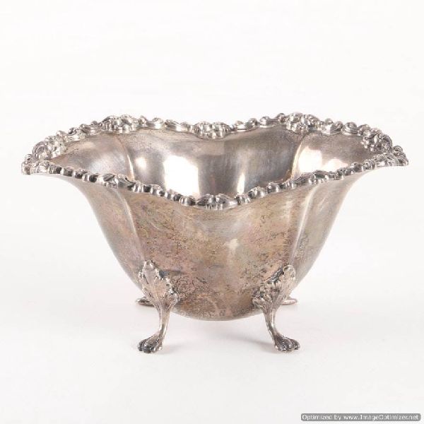 brass bowl with leg