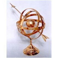 brass nautical copper plated globe