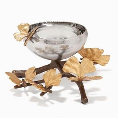 ARC EXPORT Metal butterfly design antique bowl