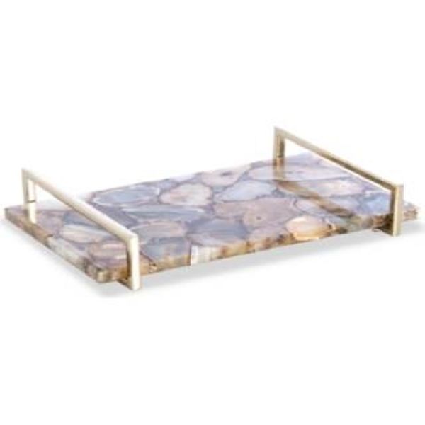 rectangle agate tray