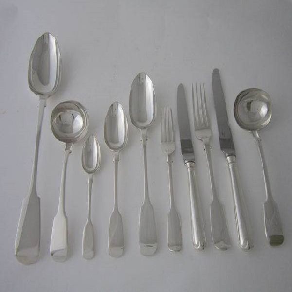 ARC EXPORT Silver Cutlery Set, Style : ELEGANT
