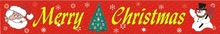 Christmas Decorative Foil Banner
