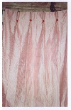 Dupioni pinstripes4 mm widedrapes