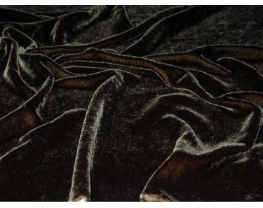 Silk velvet fabric 44: inchblack