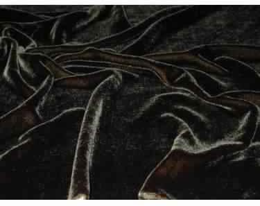 silk velvet fabric 44 inchblack