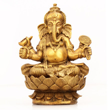 Buddhism resin Ganesh Murti God statue, Size : Customize