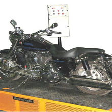 Chassis dynamometer, for motorcycle mileage checking