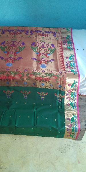 Paithani Silk Sarees, Occasion : Party Wear