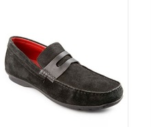 Fashion boat shoe in causal sued leather