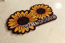 PVC Tufted Coir Mats, for Door, Pattern : Printed