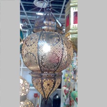 SPARK PRODUCTS Moroccan Metal Hanging Lantern, for Home Decoration