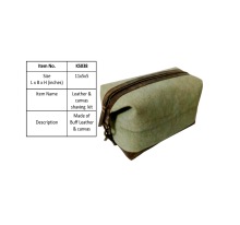 Male Travel Canvas Cosmetic Pouch, Gender : Unisex