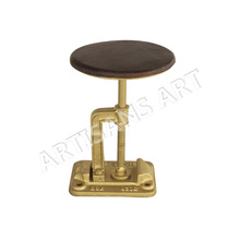 Brass Copper Stool, Feature : Strong, Comfortable, Antique, Vintage, Industrial, Adjustable Height