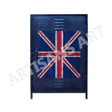 Coaster Accent Cabinet with British Flag Design